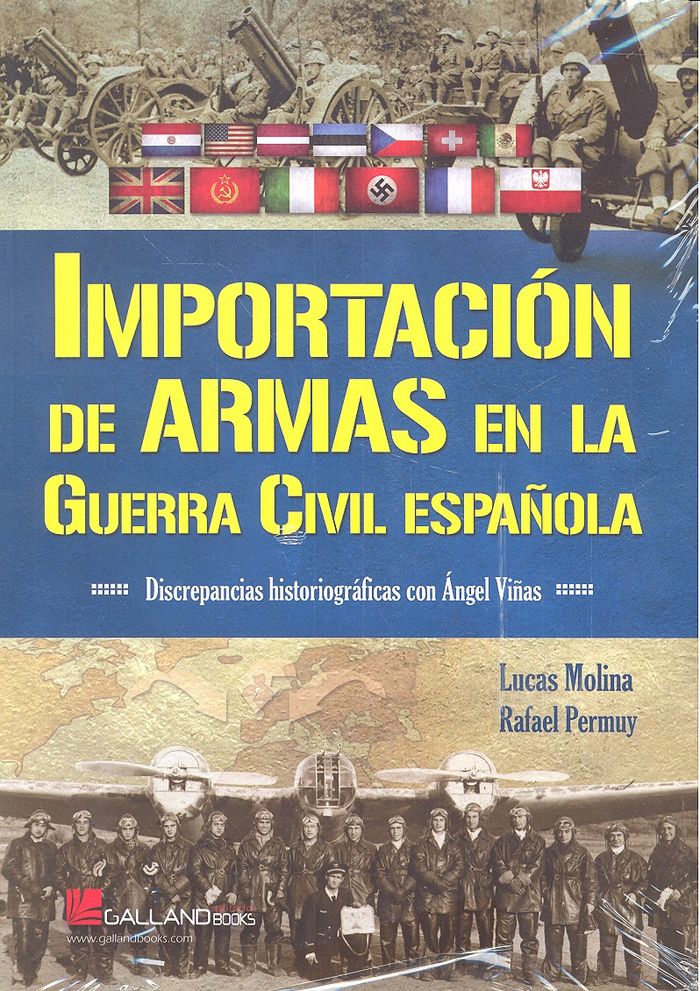 Importación de armas en la Guerra Civil Española, de Molina Franco | portada del libro