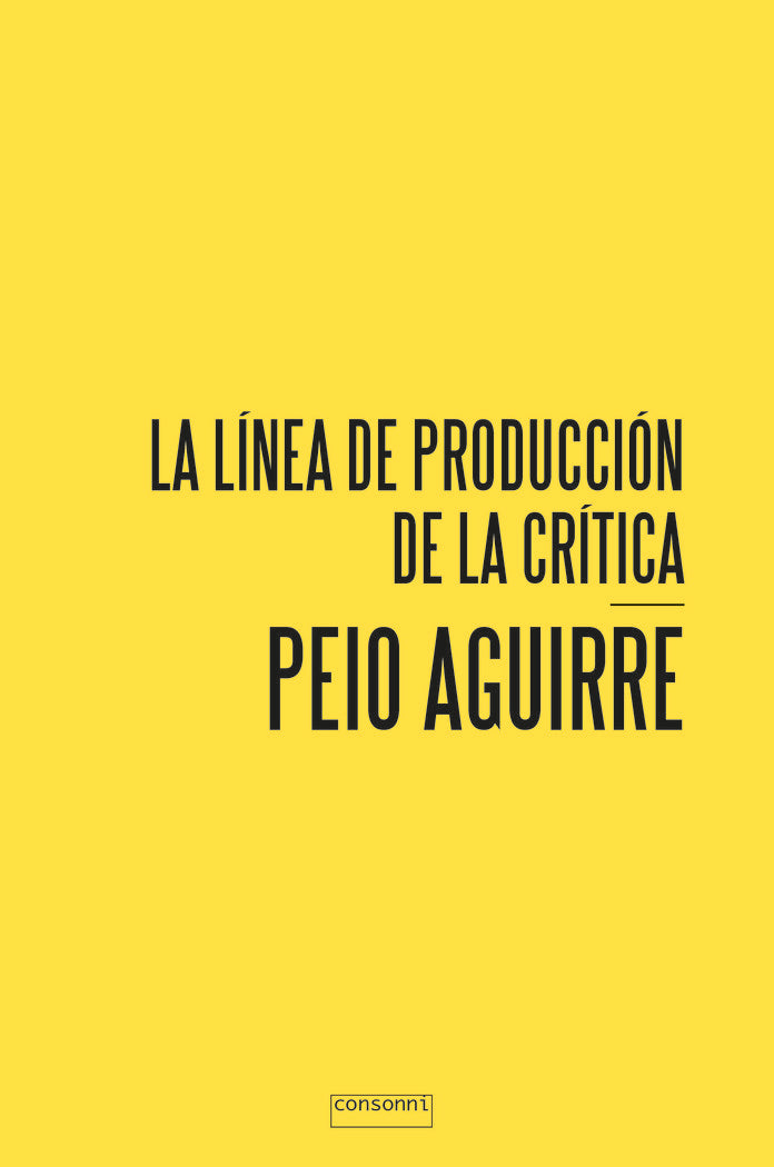La línea de la producción de la crítica, de Aguirre, Peio | portada del libro