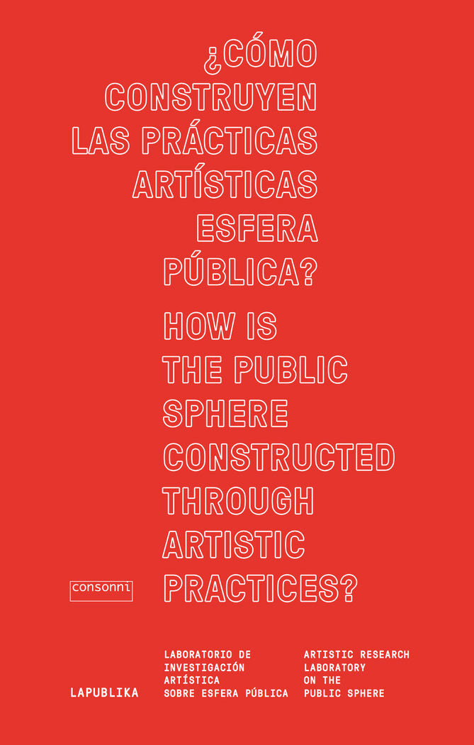 COMO CONSTRUYEN LAS PRACTICAS ARTISTICAS ESFERA PUBLICA | portada del libro