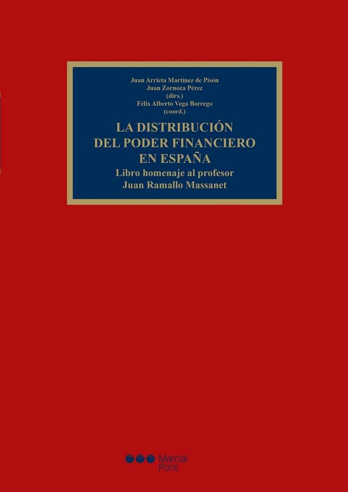 La distribución del poder financiero en España, de Varios autores | portada del libro