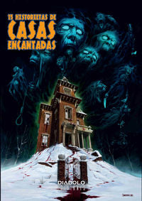 15 historietas de casas encantadas | portada del libro