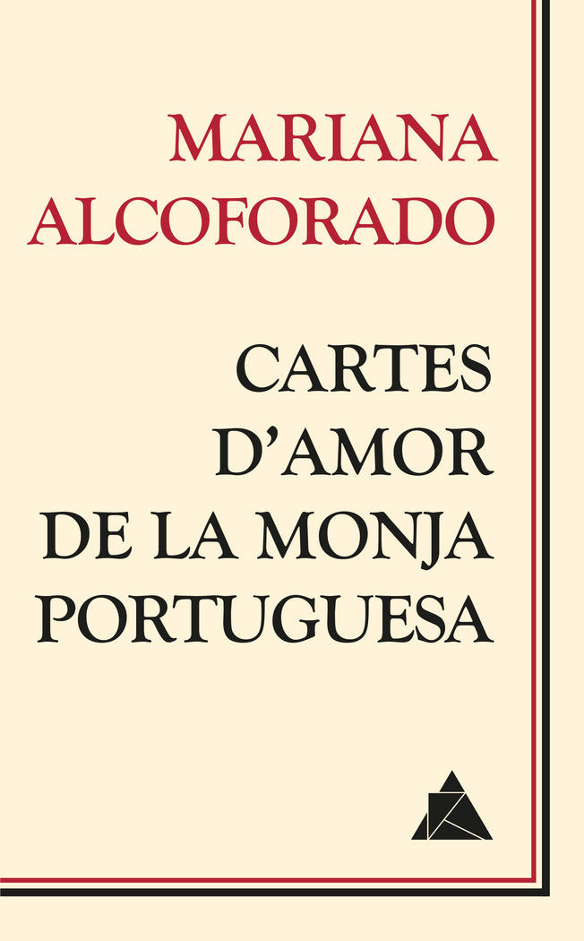 Cartes d'amor de la monja portuguesa, de Alcoforado, Mariana | portada del libro