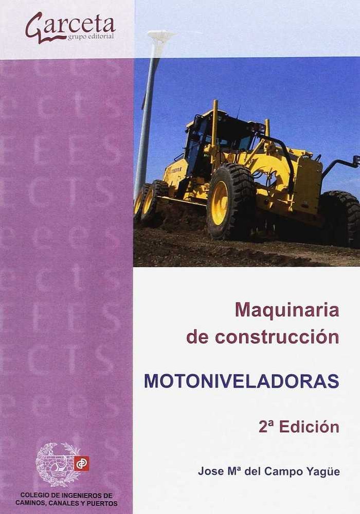 Maquinaria de construcción 2ª edición, de del Campo Yagüe | portada del libro
