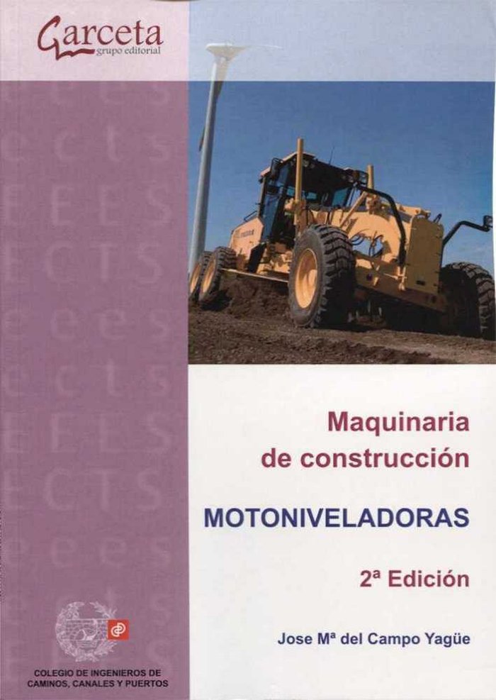 Maquinaria de construcción 2ª edición, de del Campo Yagüe | portada del libro