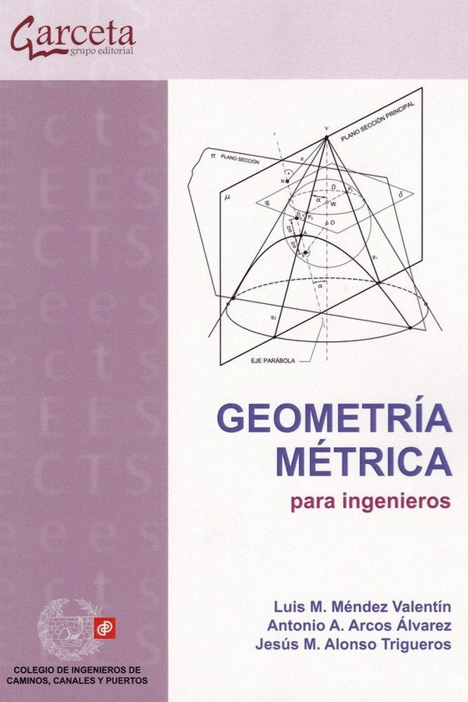 Geometría métrica para ingenieros, de Arcos Álvarez, Antonio | portada del libro