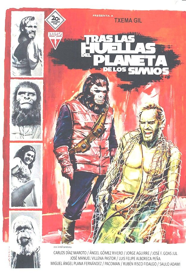 TRAS LA HUELLA DEL PLANETA DE LOS SIMIOS, de GIL | portada del libro