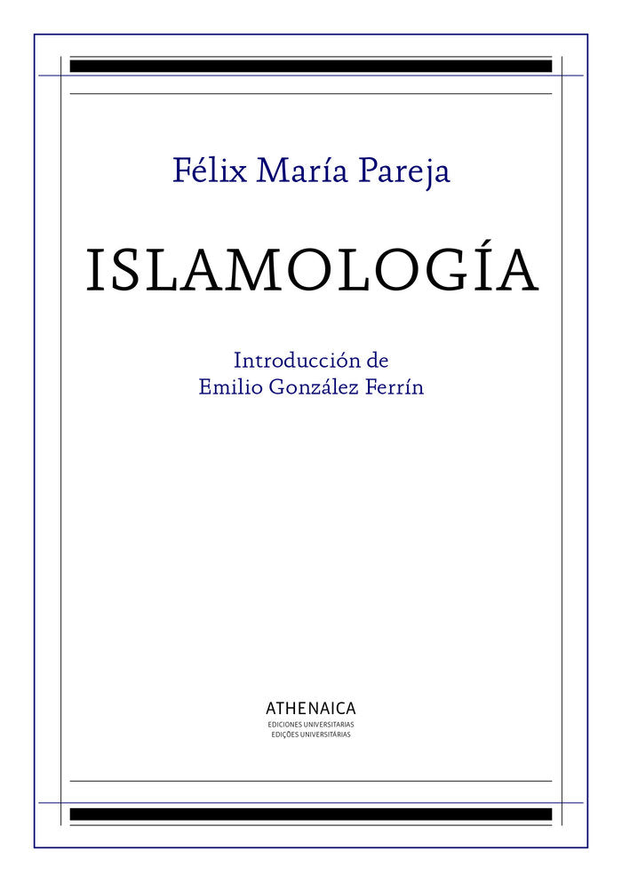 Islamología, de Pareja, Felix María | portada del libro