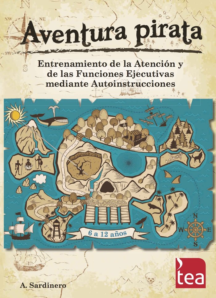 Aventura Pirata. Entrenamiento de la Atención y de las Funciones Ejecutivas mediante Autoinstruccion, de Sardinero Peña, Andr