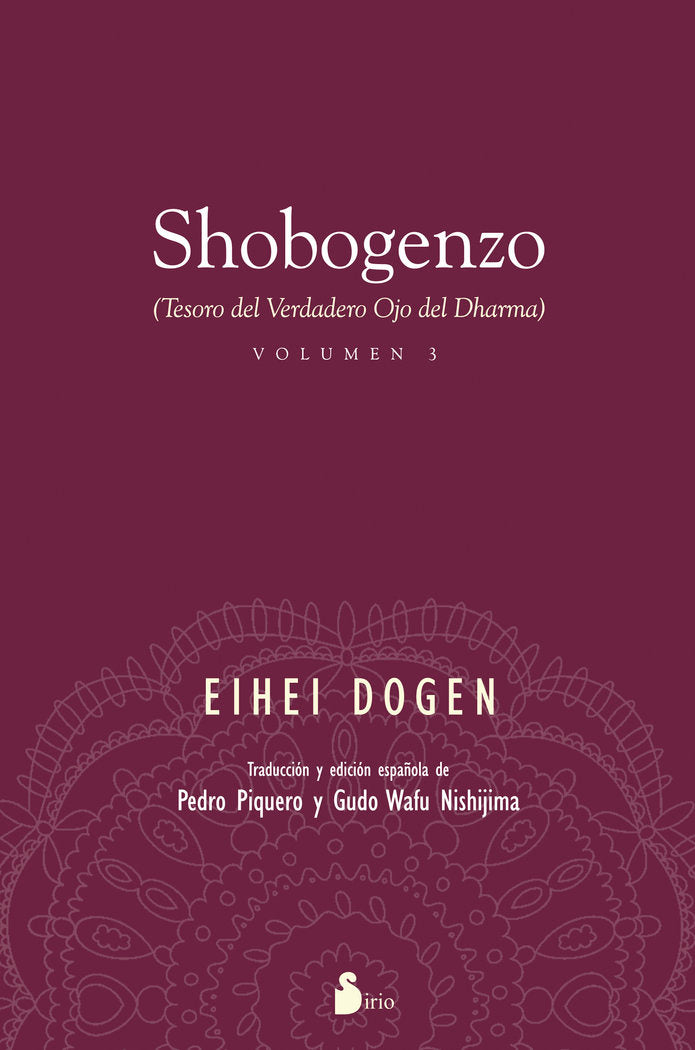 SHOBOGENZO VOLUMEN 3, de DOGEN, EIHEI | portada del libro