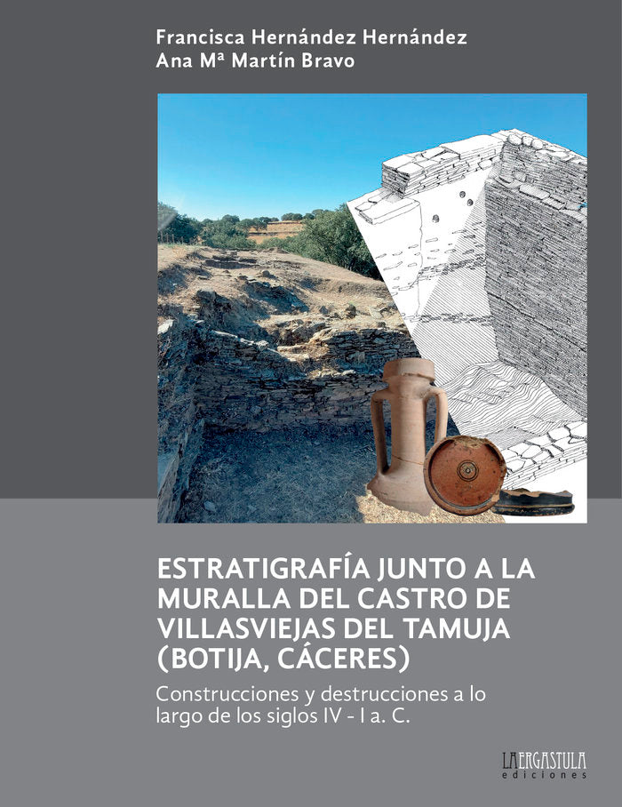 ESTRATIGRAFIA JUNTO A LA MURALLA DEL CASTRO DE VILLASVIEJAS, de HERNANDEZ HERNANDEZ, FRANCISCA | portada del libro