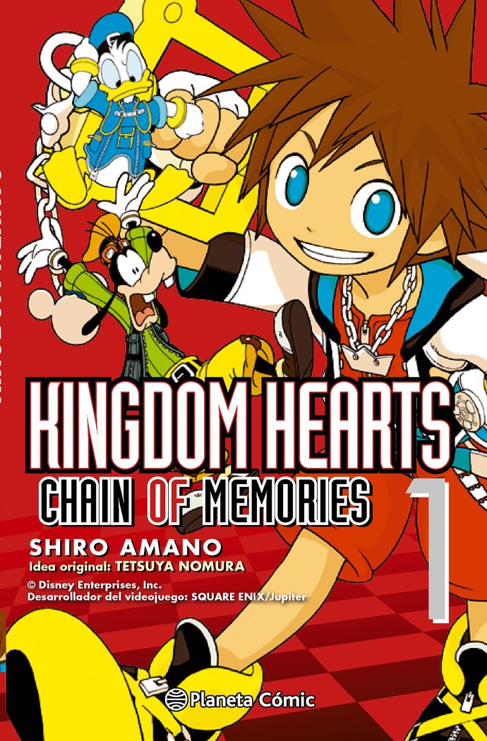 Kingdom Hearts Chain of memories nº 01/02, de Amano, Shiro | portada del libro