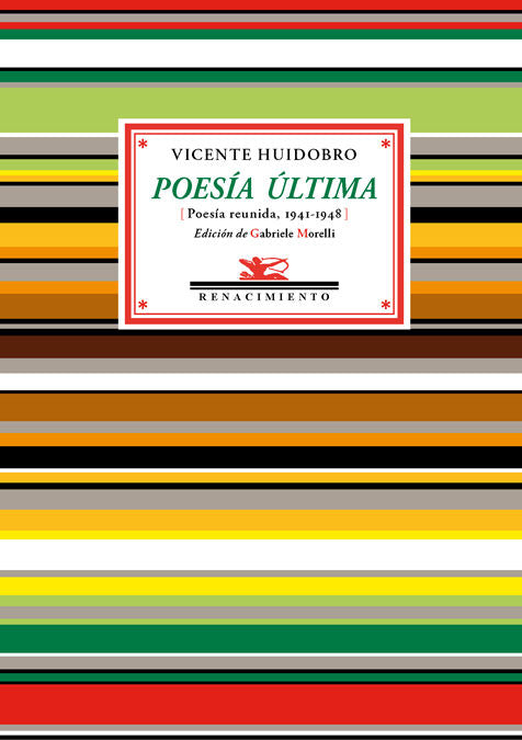 Poesía última, de Huidobro, Vicente | portada del libro