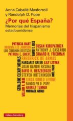 POR QUÉ ESPAÑA, de ANNA CABALLE MASFOROLL | portada del libro