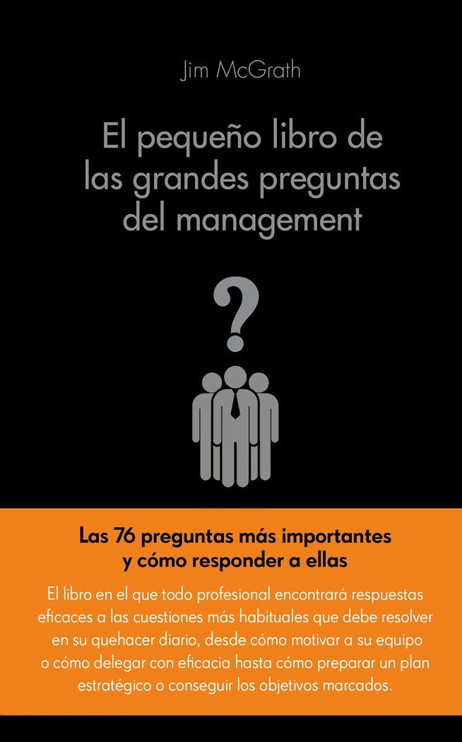 El pequeño libro de las grandes preguntas del management, de McGrath | portada del libro