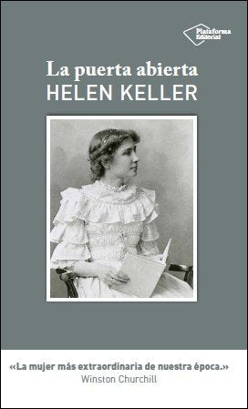 La puerta abierta, de Keller, Helen | portada del libro
