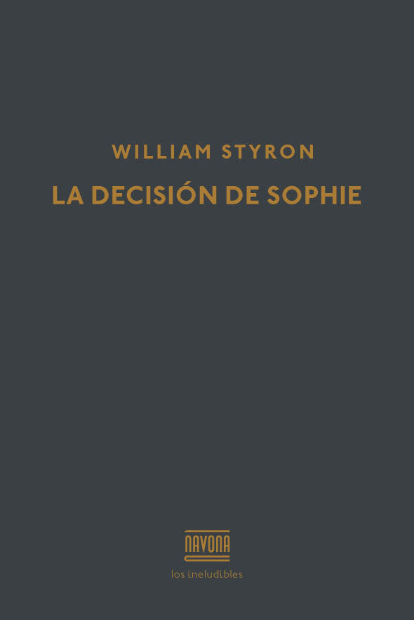 La decisión de Sophie, de Styron | portada del libro