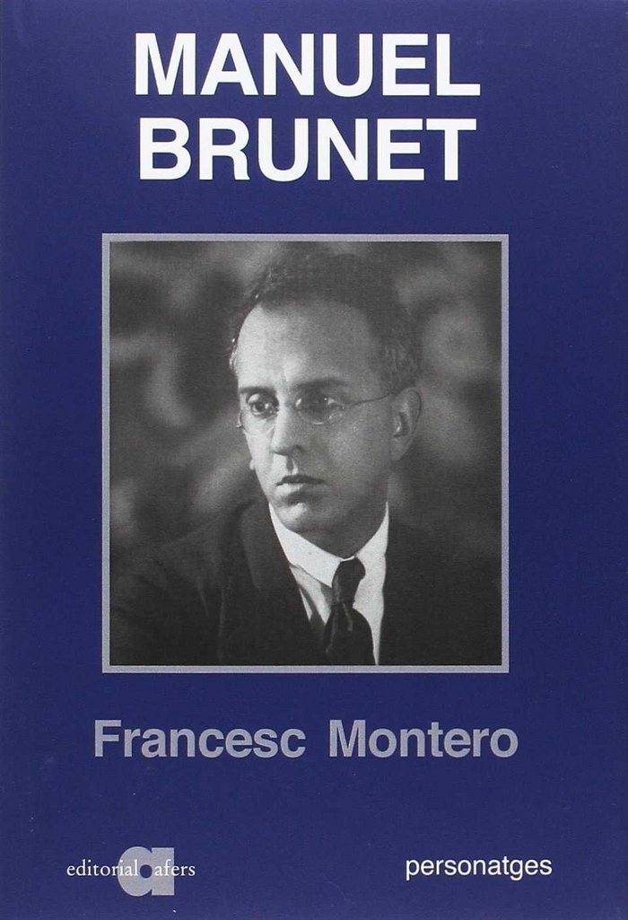 Manuel Brunet, de Montero Aulet, Francesc | portada del libro