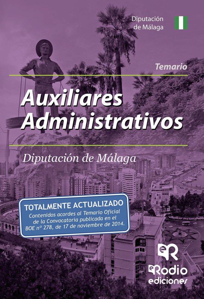 Auxiliares Administrativos de la Diputación de Málaga. Temario, de OCHOA GUERRA, ODETTE C. | portada del libro