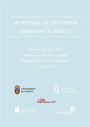 Homenaje al profesor Armando Torrent, de AA.VV. | portada del libro