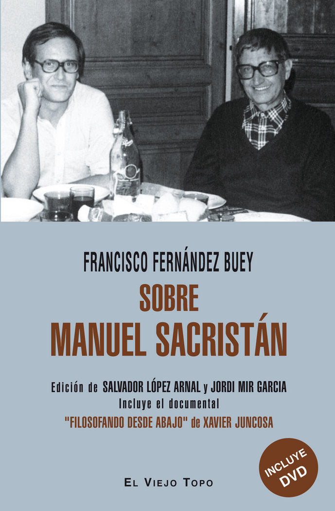 Sobre Manuel Sacristán, de Fernández Buey, Francisco | portada del libro