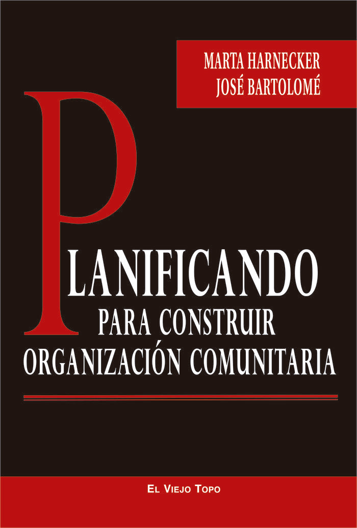 Planificando, de Harnecker, Marta | portada del libro