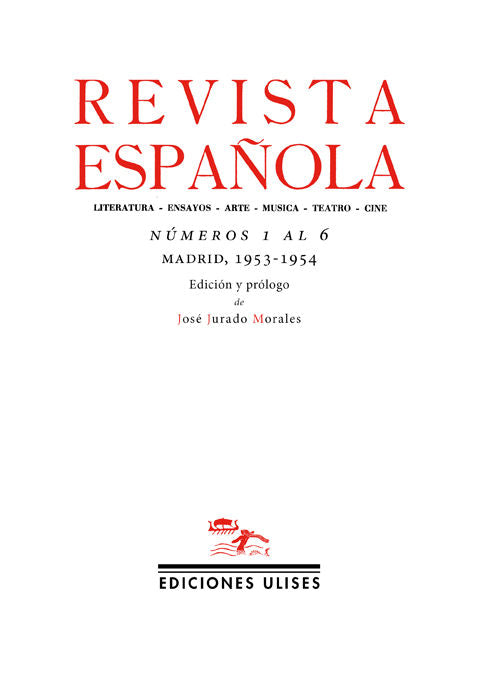 Revista española, de Varios autores | portada del libro