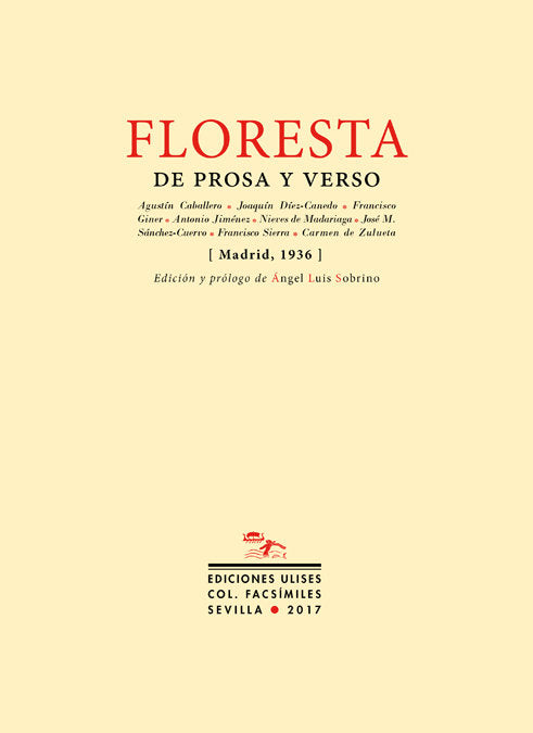 Floresta de prosa y verso, de Varios autores | portada del libro