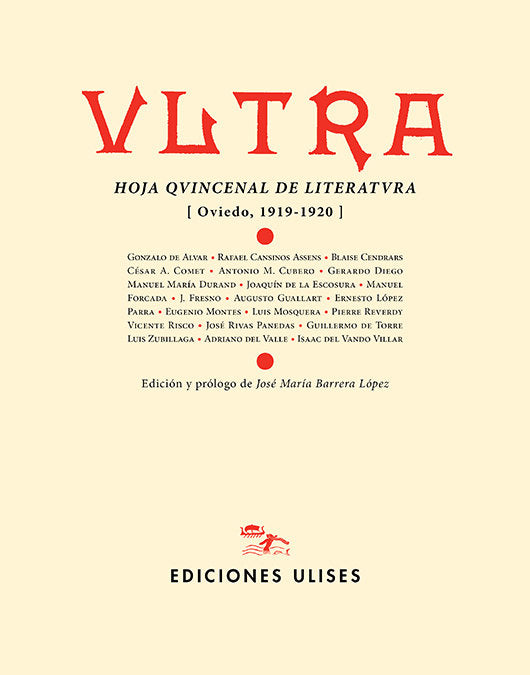 Vltra, de Varios autores | portada del libro