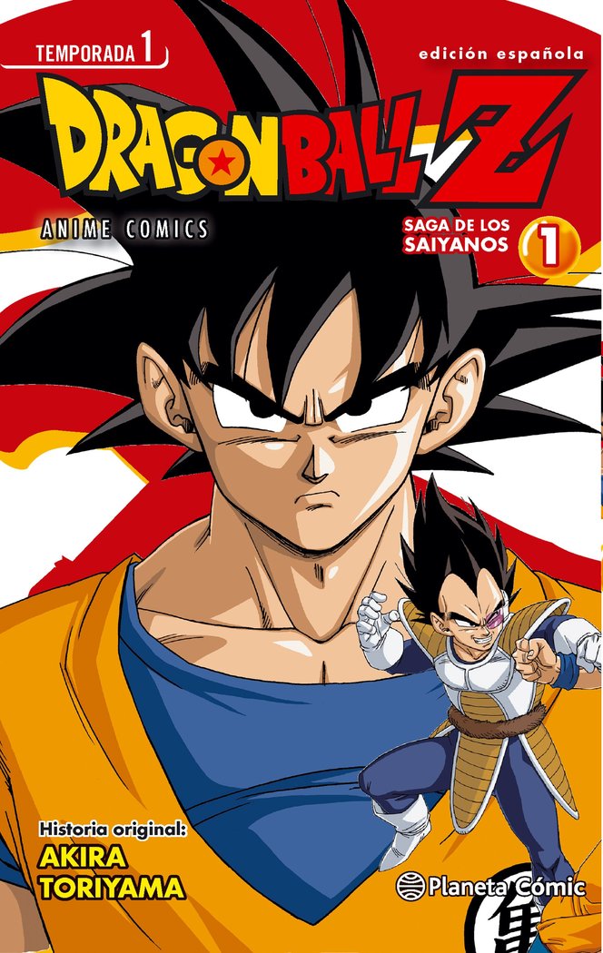 Dragon Ball Z Anime Series Saiyanos nº 01/05, de Toriyama, Akira | portada del libro