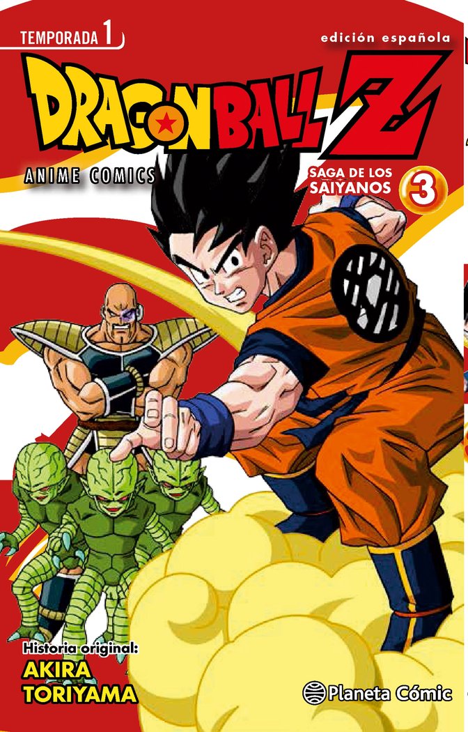Dragon Ball Z Anime Series Saiyanos nº 03/05, de Toriyama, Akira | portada del libro