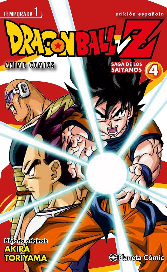 Dragon Ball Z Anime Series Saiyanos nº 04/05, de Toriyama, Akira | portada del libro