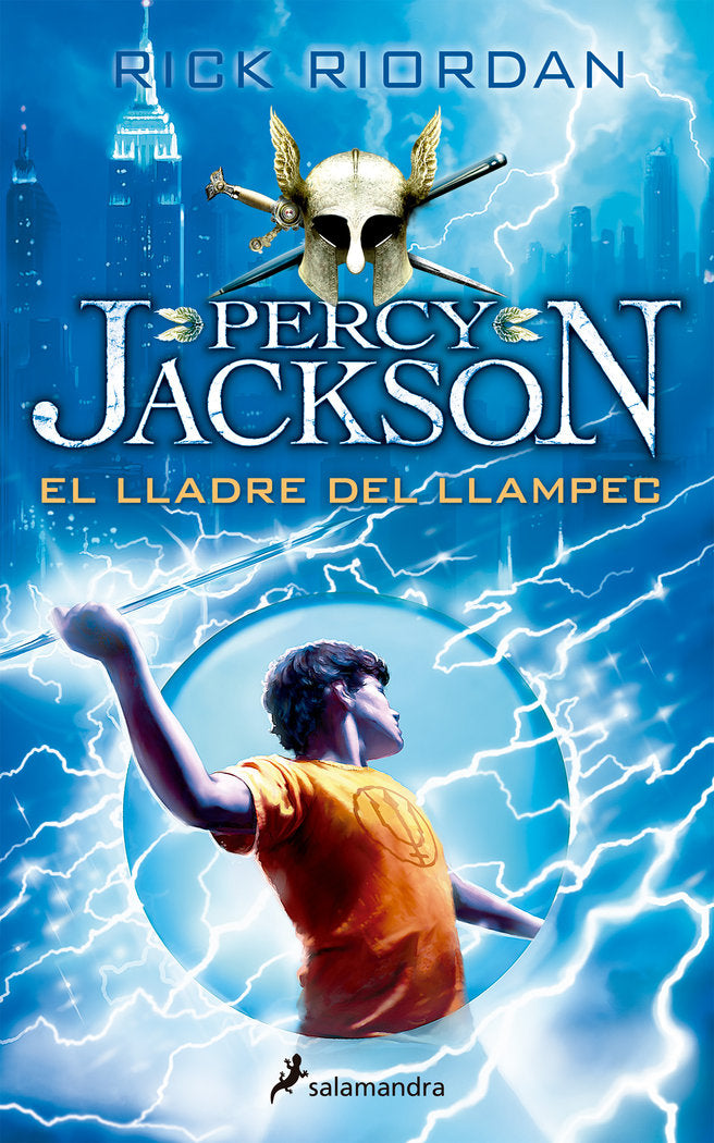 El lladre del llampec (Percy Jackson i els déus de l'Olimp 1), de Riordan, Rick | portada del libro