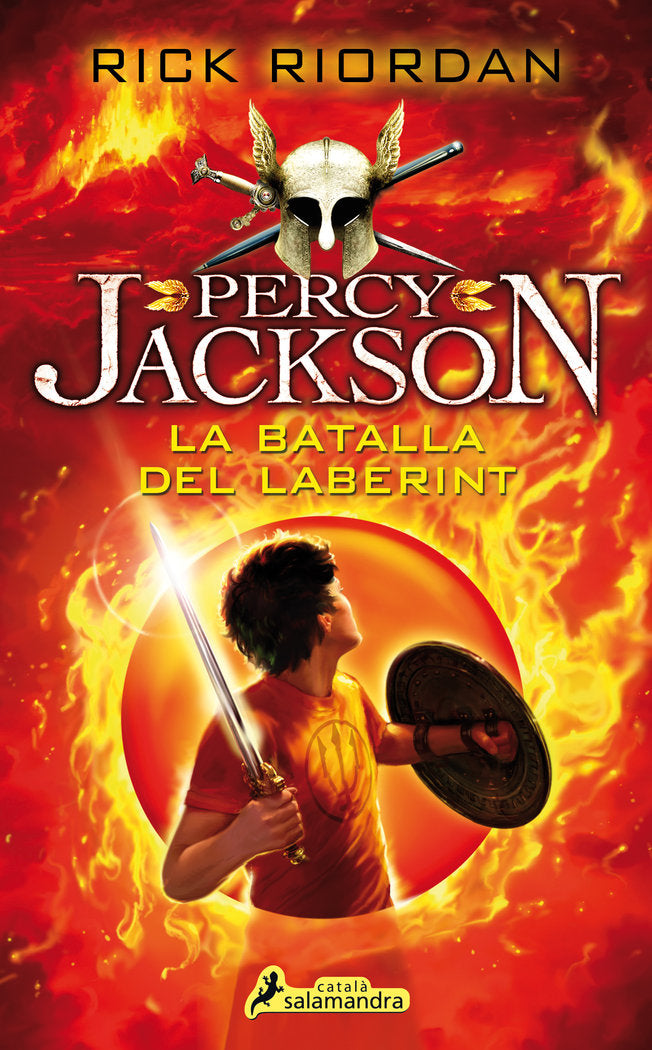 La batalla del laberint (Percy Jackson i els déus de l'Olimp 4), de Riordan, Rick | portada del libro