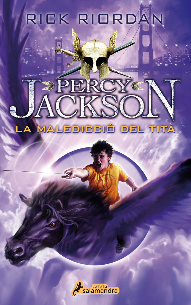 La maledicció del tità (Percy Jackson i els déus de l'Olimp 3), de Riordan, Rick | portada del libro