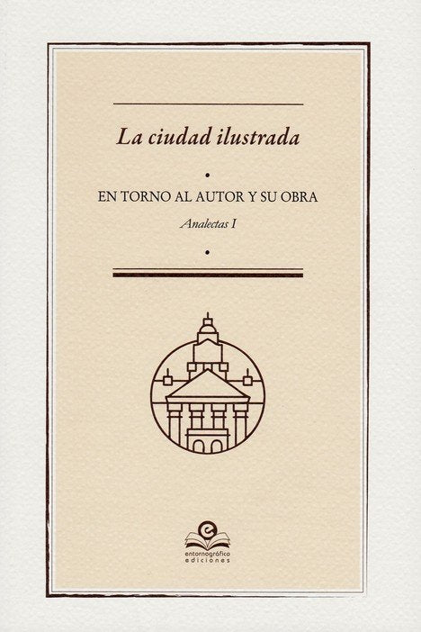 ANALECTAS DE LA CIUDAD ILUSTRADA, de Varios autores | portada del libro