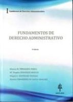 Fundamentos de derecho administrativo : cuadernos de derecho administrativo I, de Varios autores | portada del libro