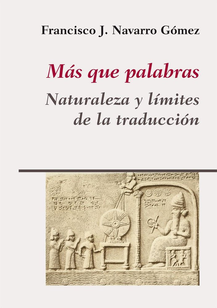 MAS QUE PALABRAS, de NAVARRO GOMEZ, FRANCISCO J. | portada del libro