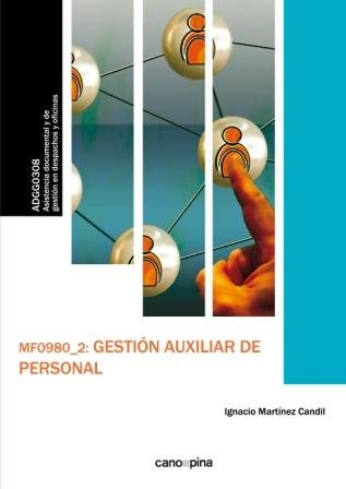 MF0980 Gestión auxiliar de personal, de Martínez Candil, Ignacio | portada del libro