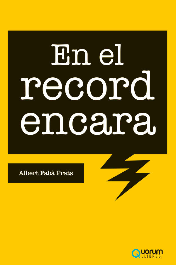En el record encara, de ALBERT FABA PRATS | portada del libro