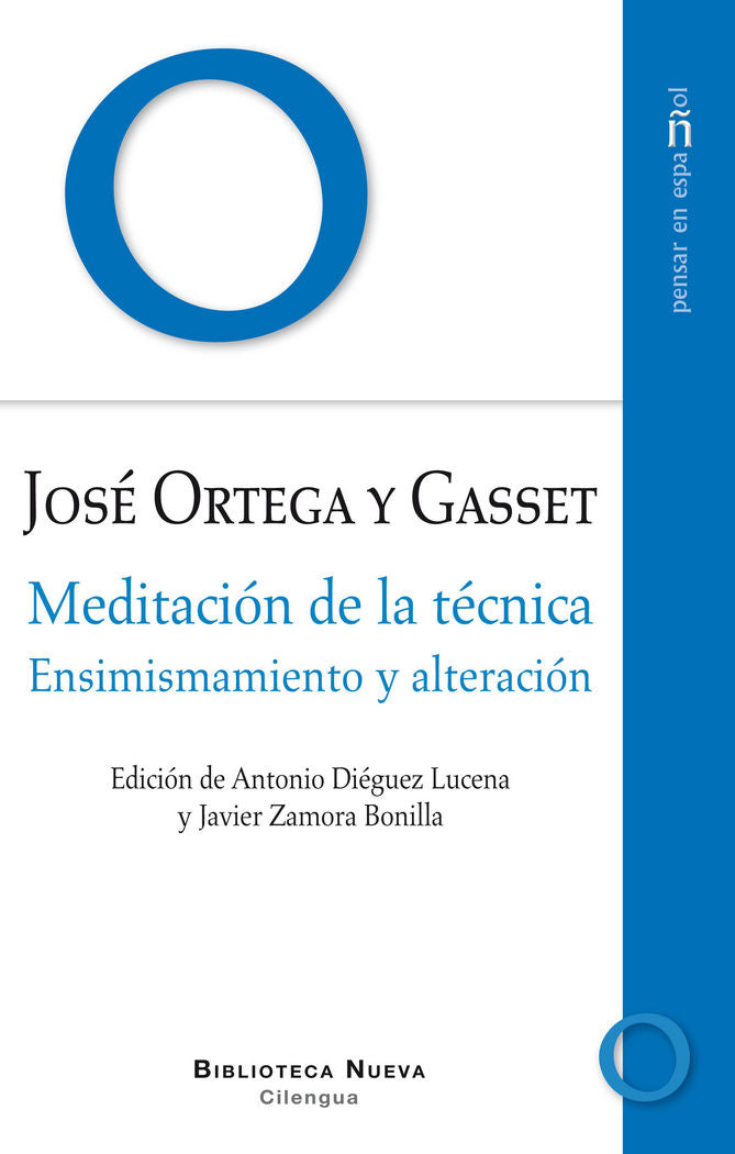 Meditación de la técnica, de Ortega y Gasset | portada del libro