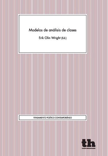 Modelos de análisis de clases, de Olin Wright,Erik | portada del libro