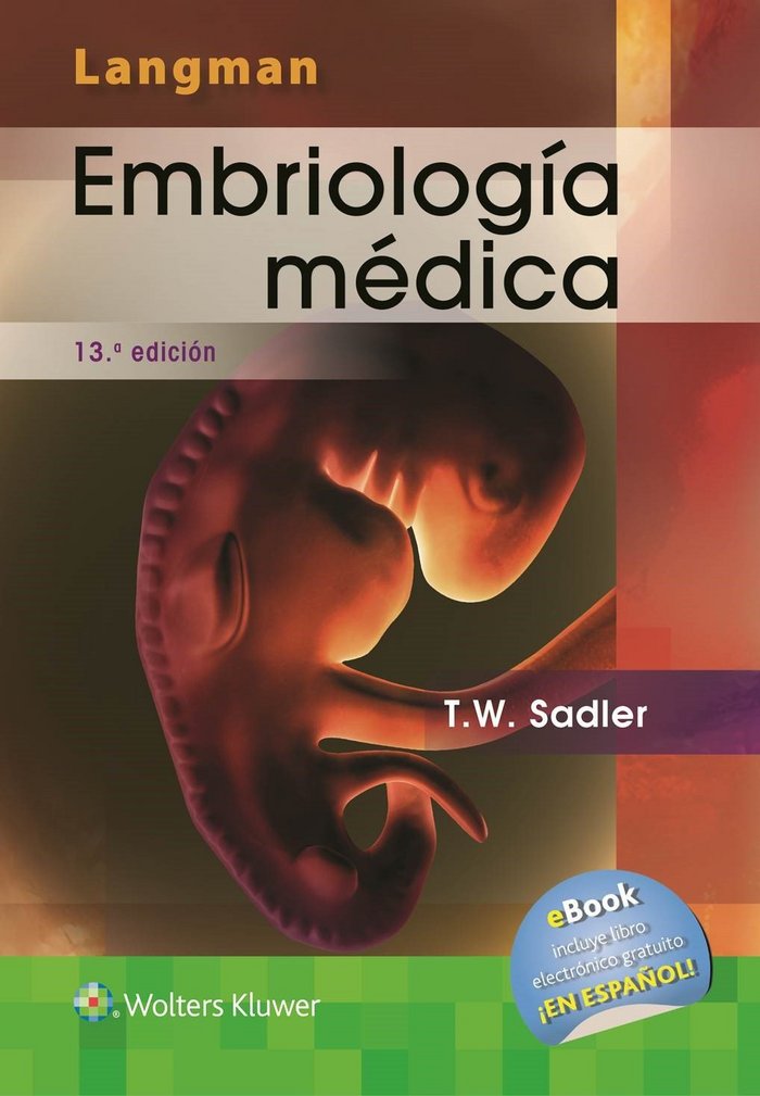Embriologia Medica, de SADLER | portada del libro