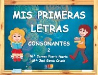 MIS PRIMERAS LETRAS CONSONANTES 2, de PUERTA PUERTA | portada del libro