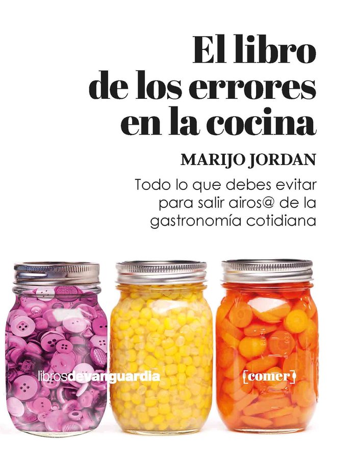 EL LIBRO DE LOS ERRORES EN LA COCINA, de JORDAN, MARIJO | portada del libro