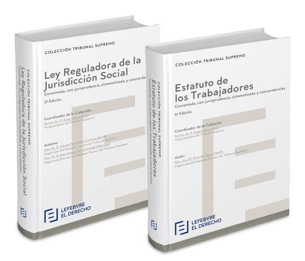 Pack Estatuto de los Trabajadores y Ley Reguladores Jurisdicción Social, de Varios autores | portada del libro