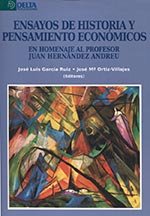 Ensayos de História y Pensamiento Económicos, de García Ruiz, José Luis | portada del libro