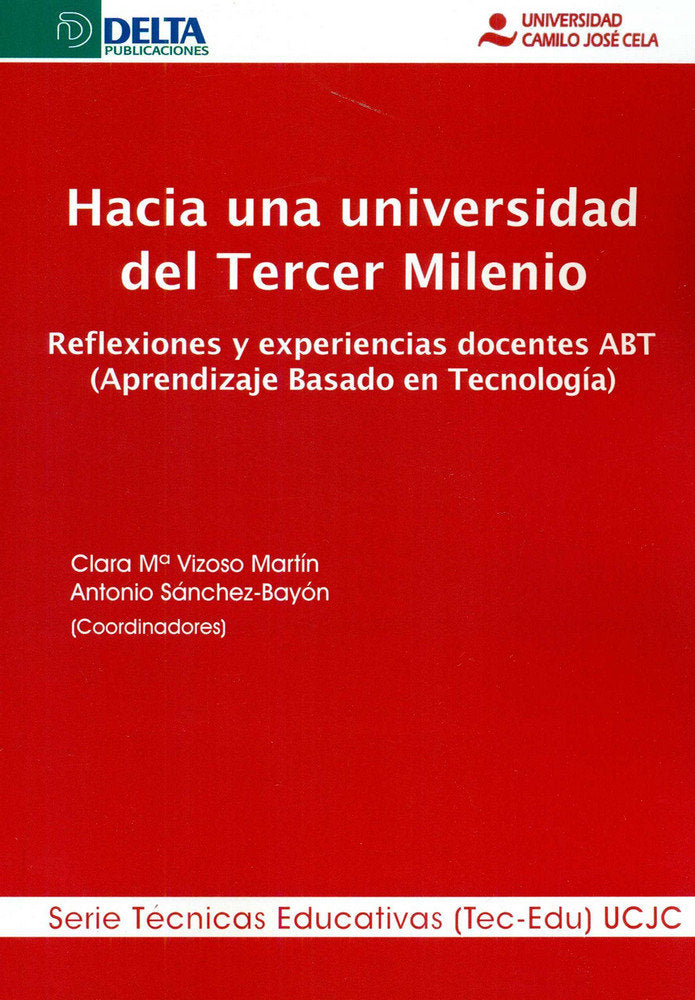 HACIA UNA UNIVERSIDAD DEL TERCER MILENIO, de Vizoso Martín, Clara María | portada del libro