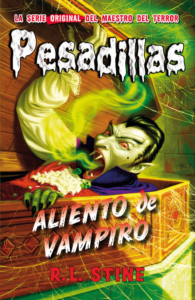 Aliento de vampiro, de R.L. Stine | portada del libro