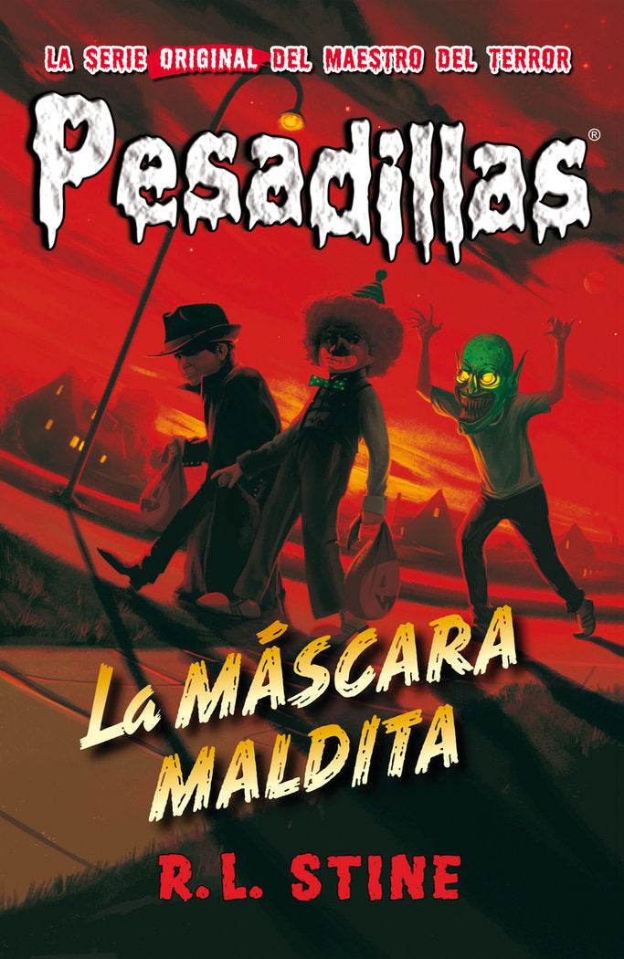 La máscara maldita, de R.L. Stine | portada del libro
