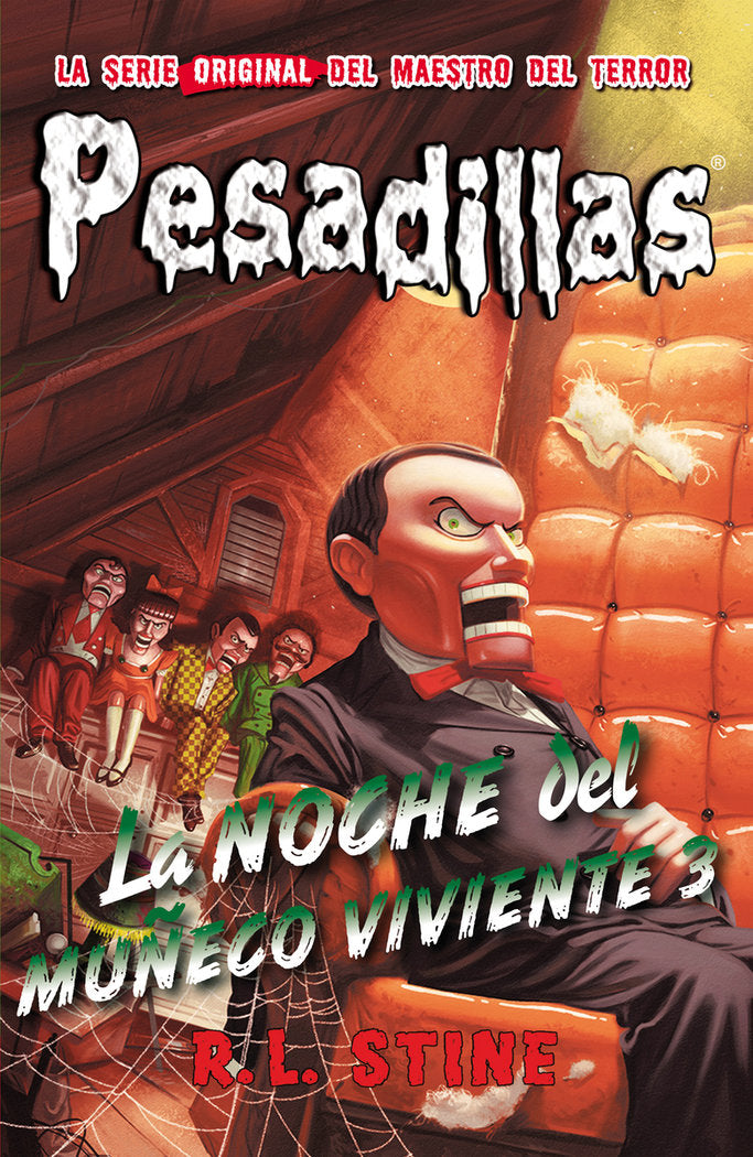 La noche del muñeco viviente 3, de R.L. Stine | portada del libro